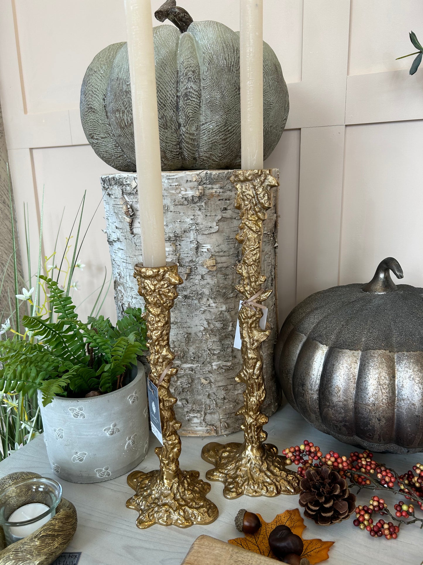Stella Golden Small Candle Holder