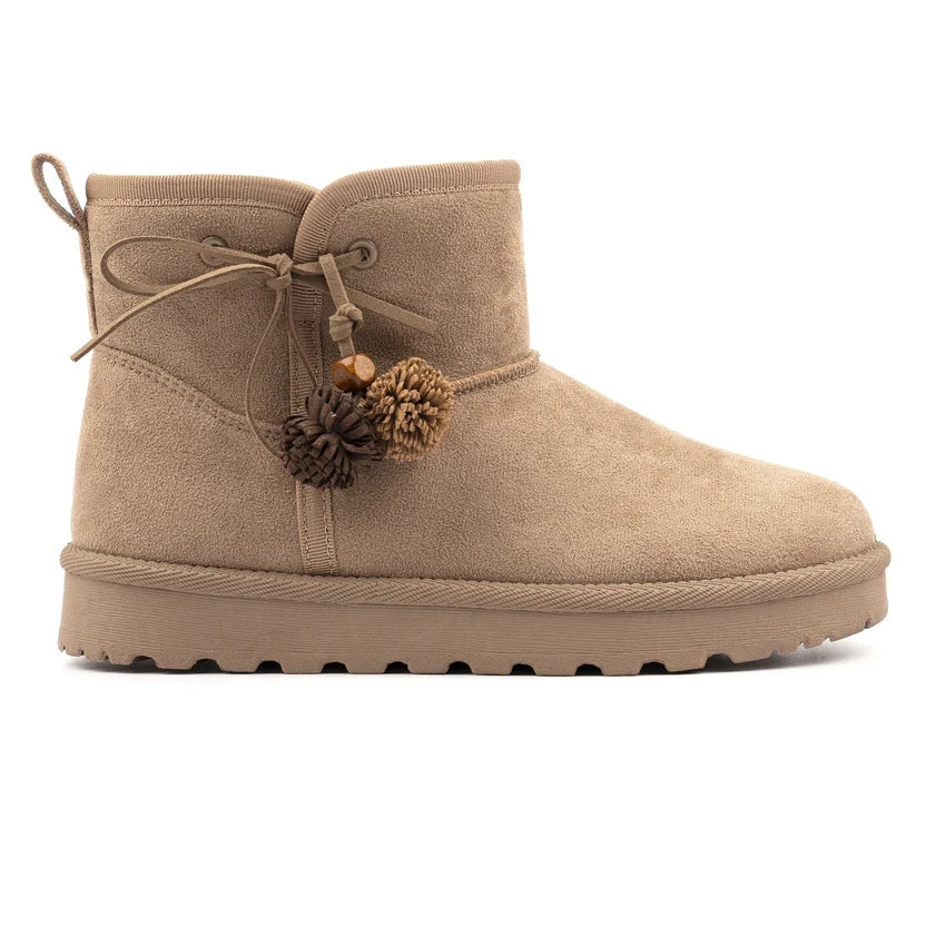 Lunar Skyler Mink Slipper Boot