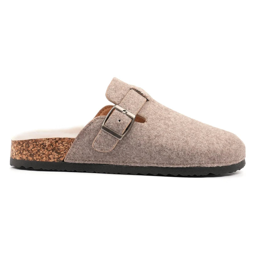 Lunar Ruthie Mink Mule Slipper