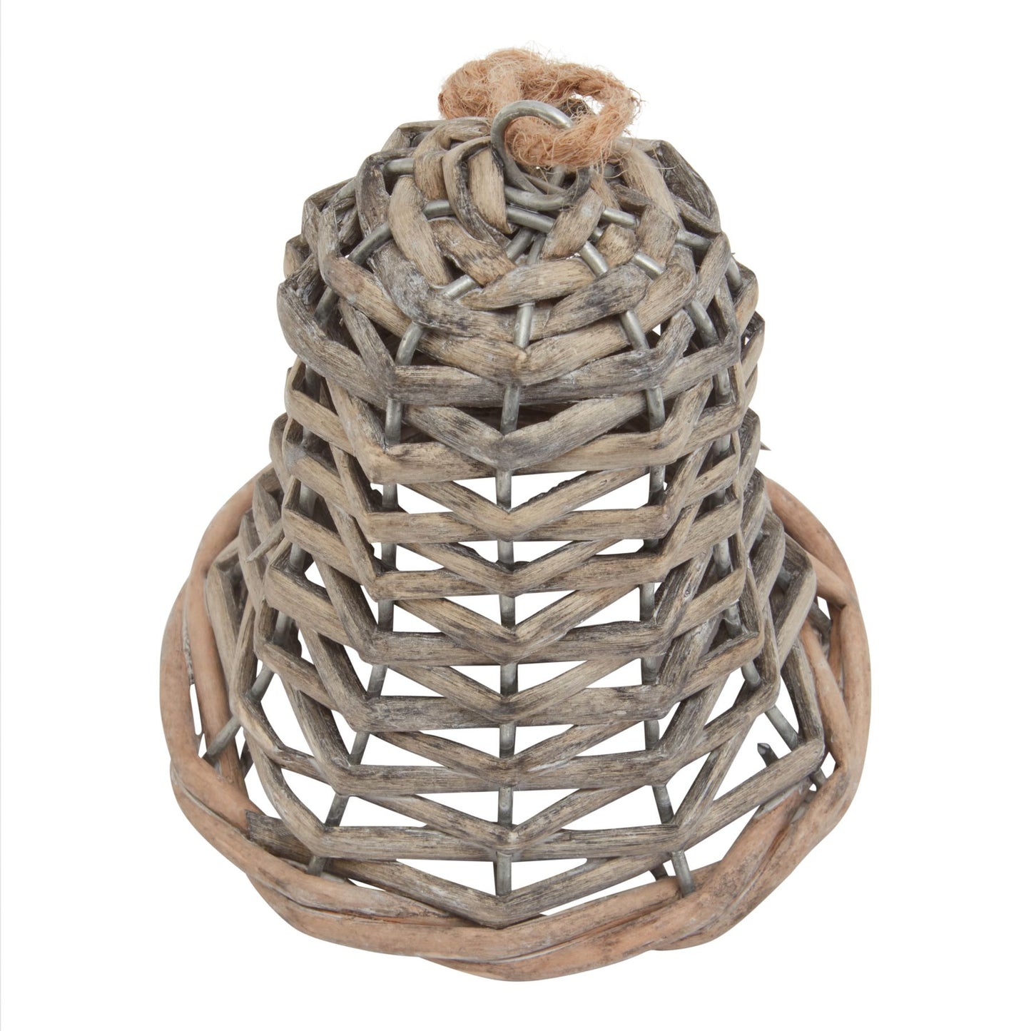 Wicker Bell Small Decoration