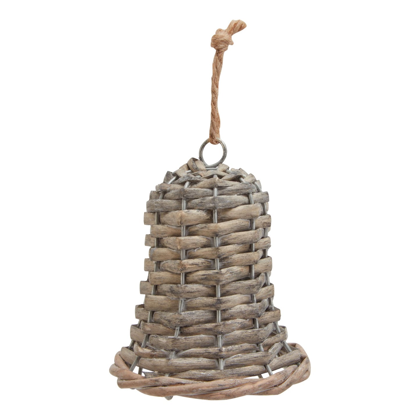 Wicker Bell Small Decoration