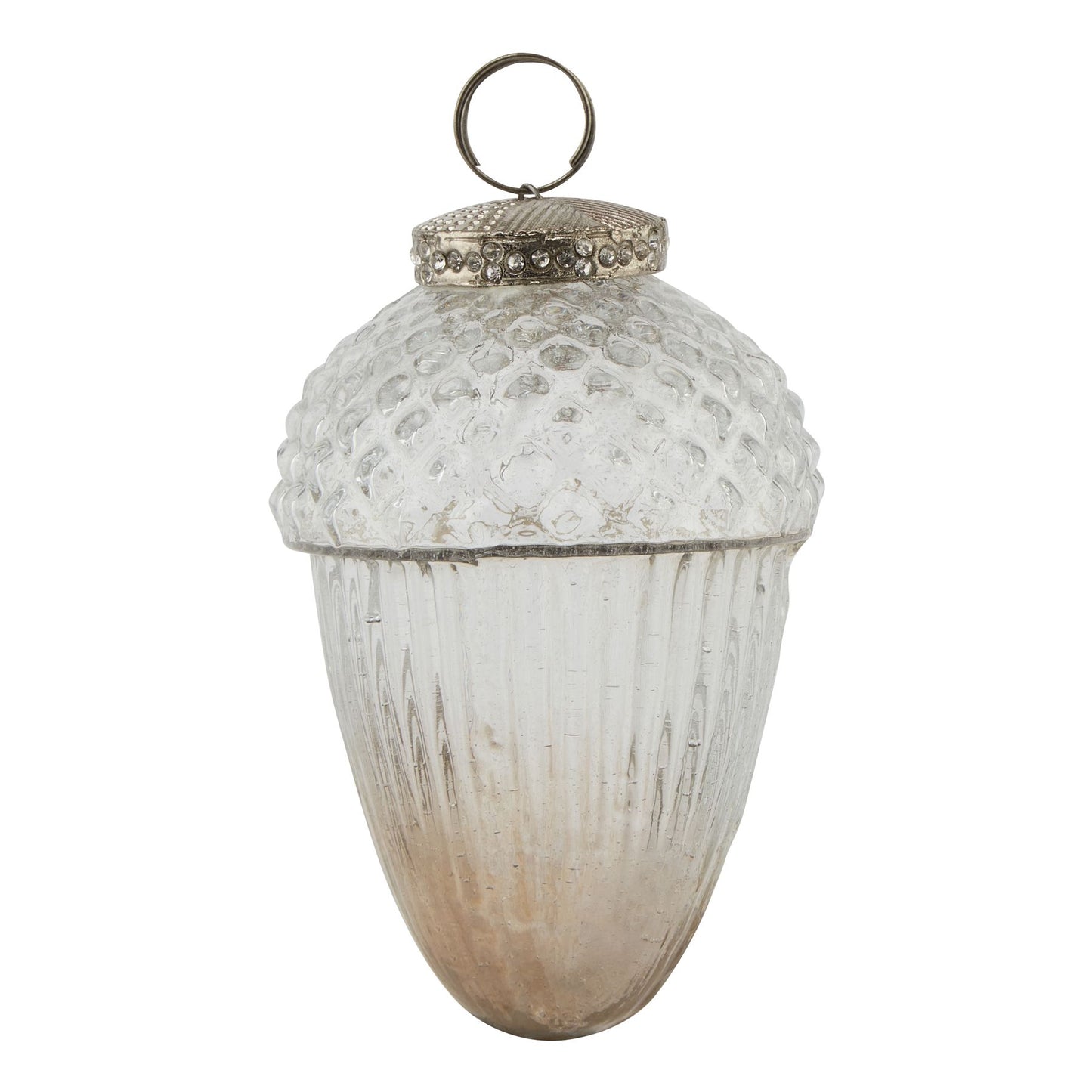 Large Coffee Ombre Acorn Bauble