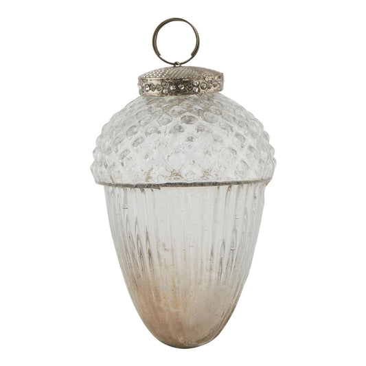Large Coffee Ombre Acorn Bauble