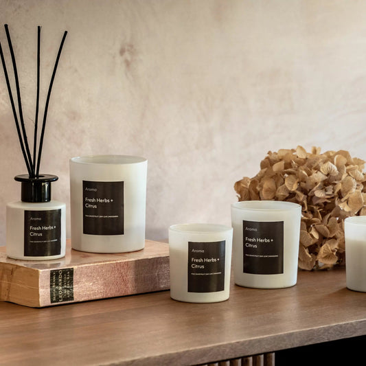 Aroma Votive Fresh Herbs and Citrus Candles