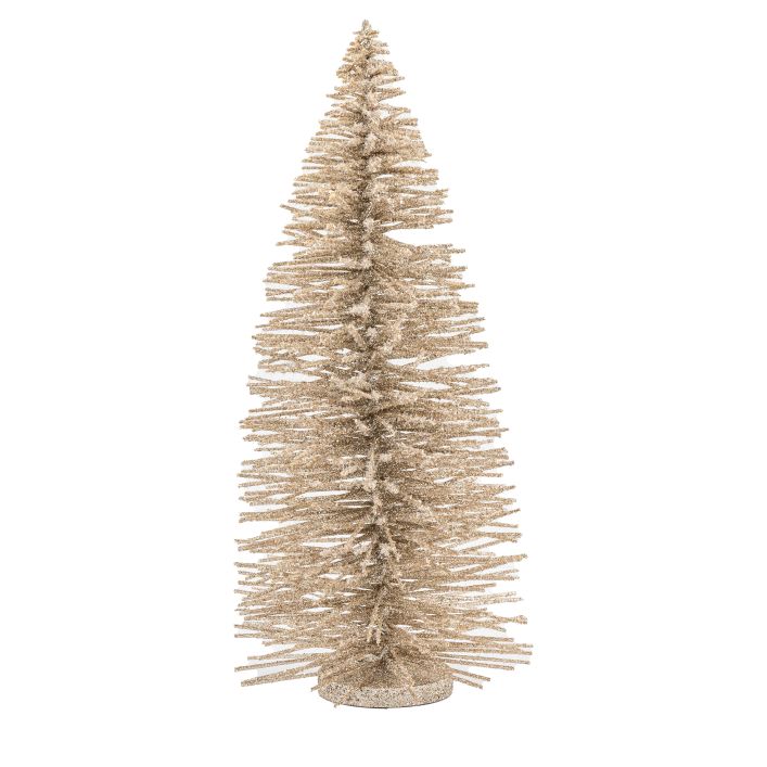 Glittered Brush Tree - Large