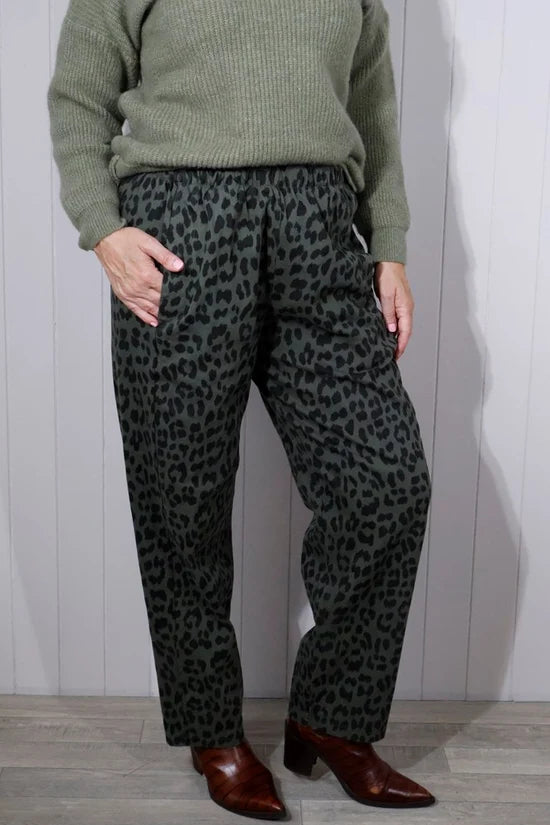 Animal Print Trousers