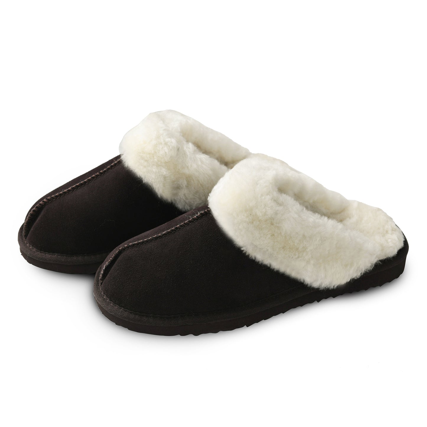 Ladies Sheepskin Slippers - Chestnut