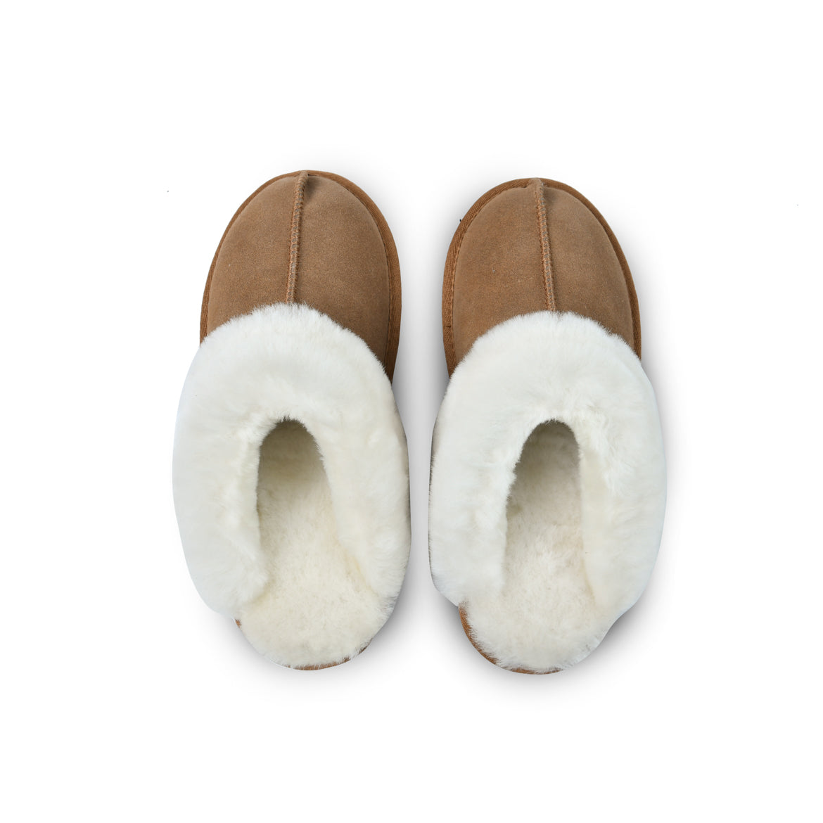 Ladies Sheepskin Slippers - Chestnut