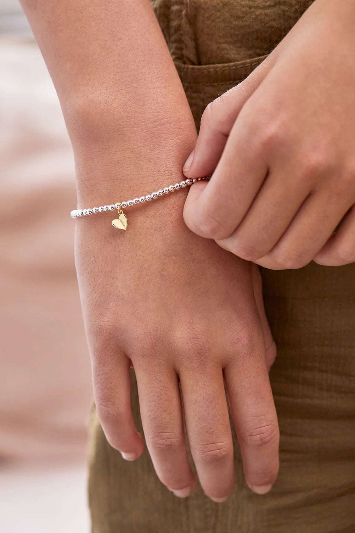 Estella Bartlett Folded Heart Sienna Bracelet