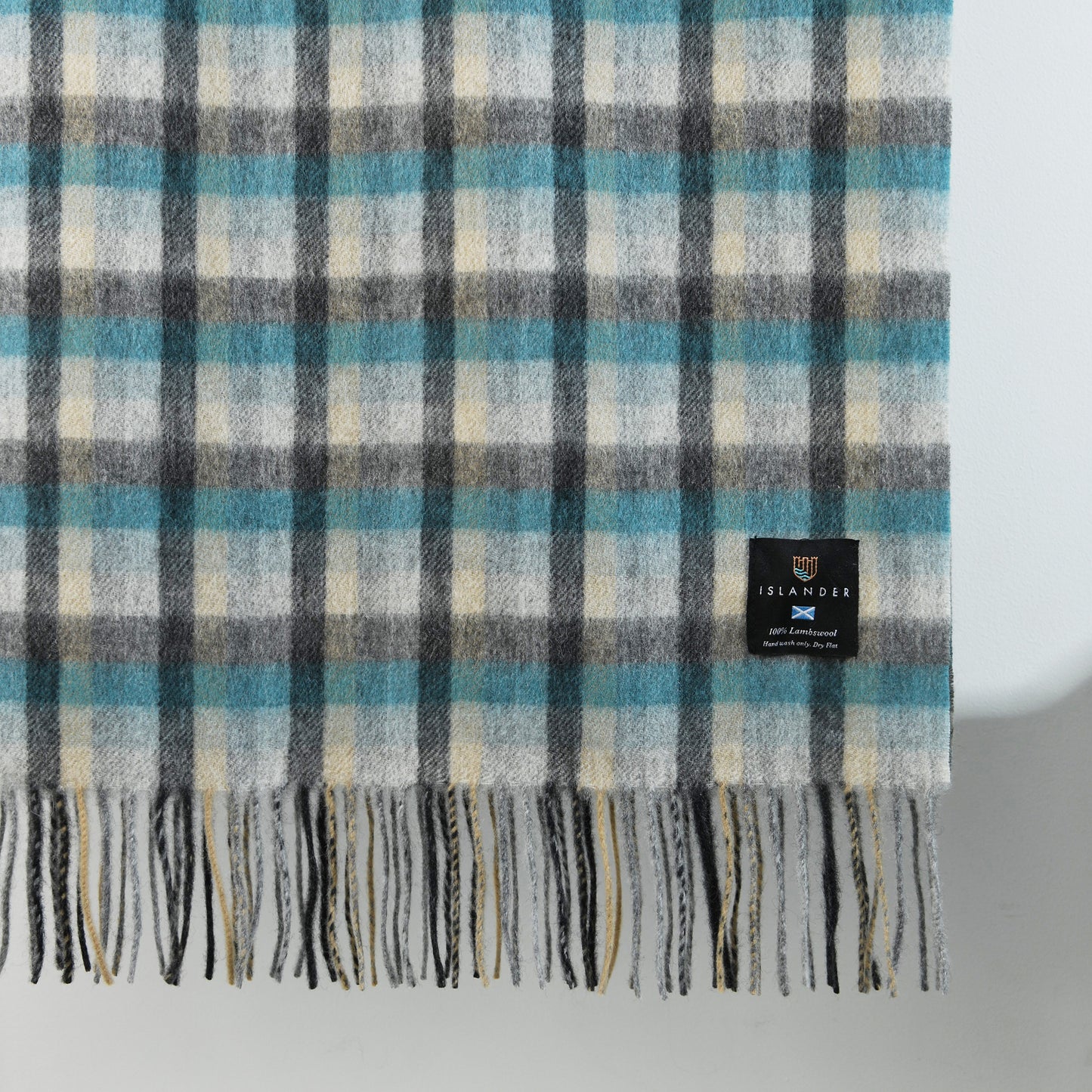 Lambs Wool Scarf - Islander Tartan