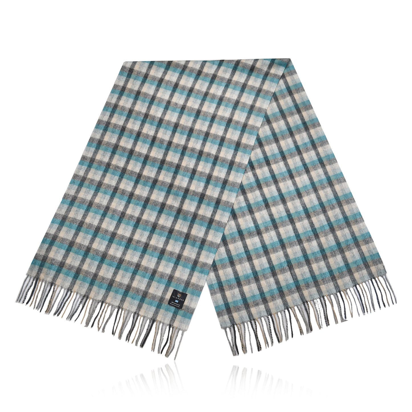 Lambs Wool Scarf - Islander Tartan
