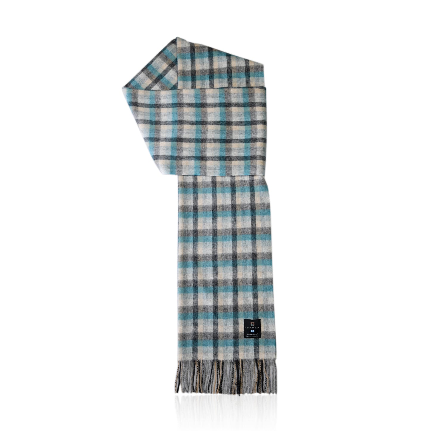 Lambs Wool Scarf - Islander Tartan