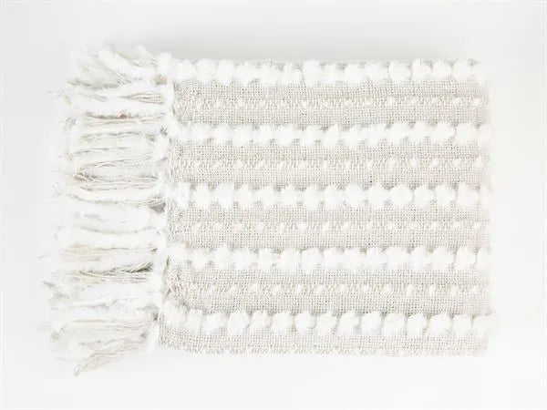 Antoinette Ivory Throw