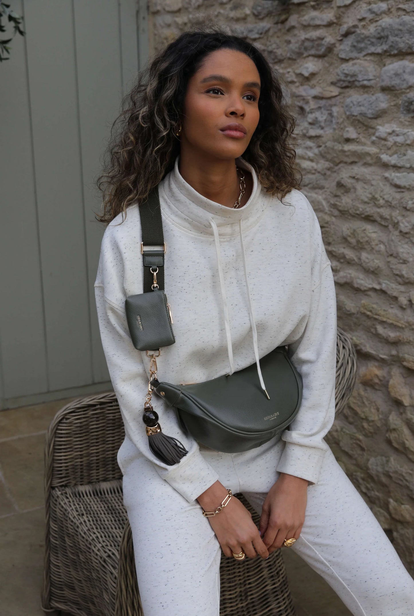Lauren Khaki Sling Bag
