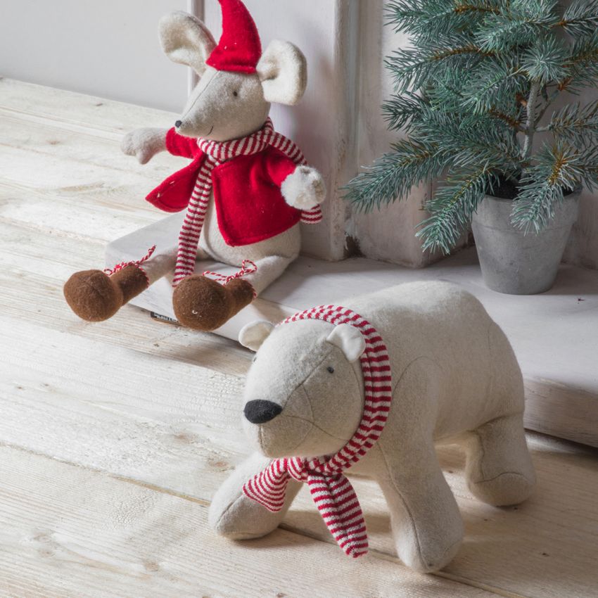 Peter Polar Bear Doorstop
