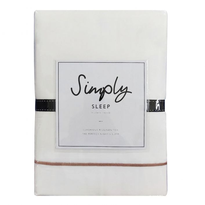 Carnaby Single Duvet Set Blush / White