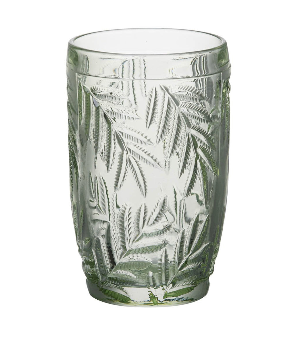 Green Palm Leaf Tumbler