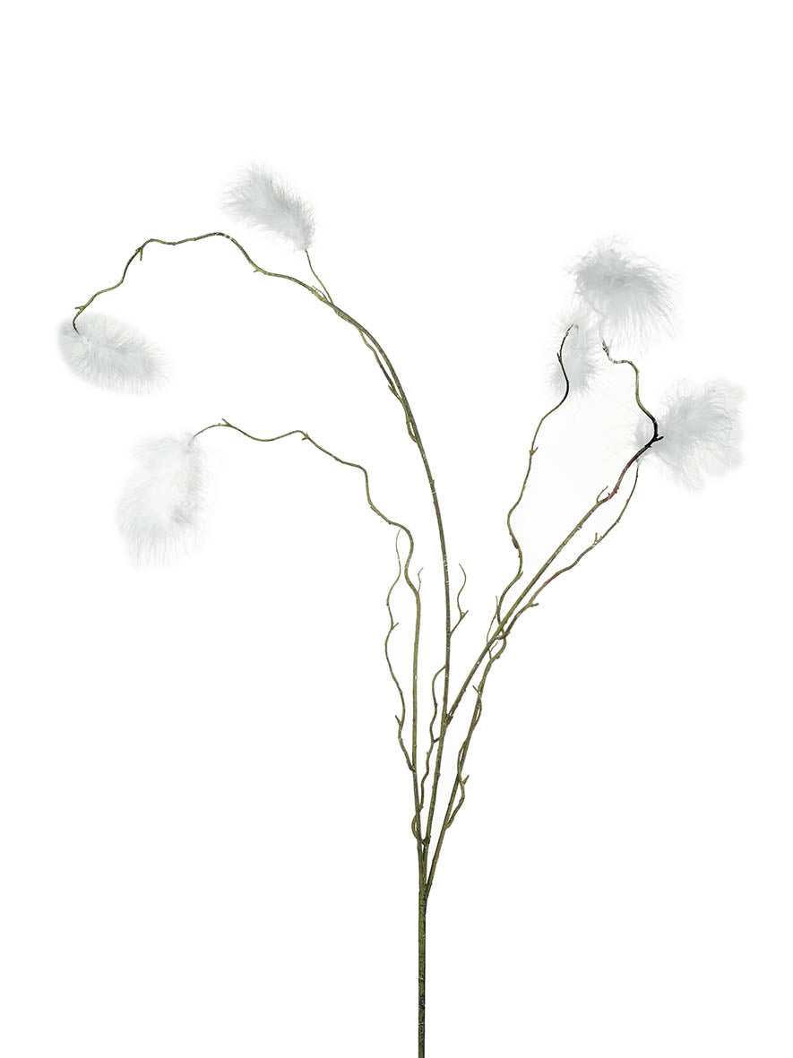 Christmas Stem With Feathers