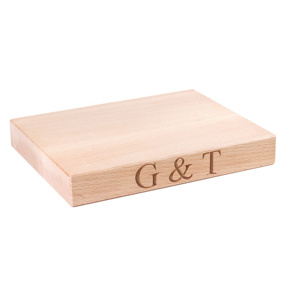 Wooden Chopping Board Small - 'G & T'