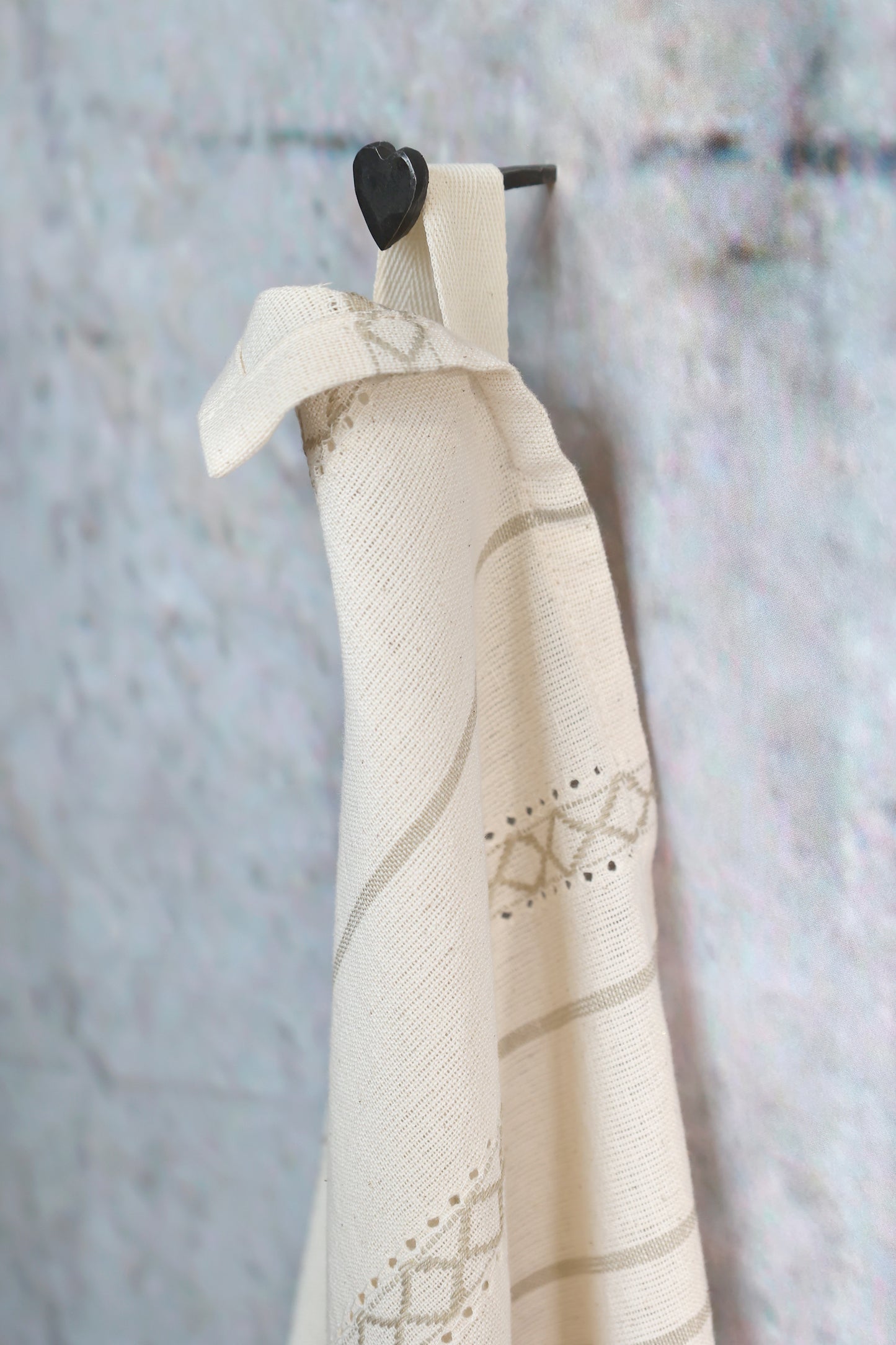 Aix French Embroidery Tea Towel