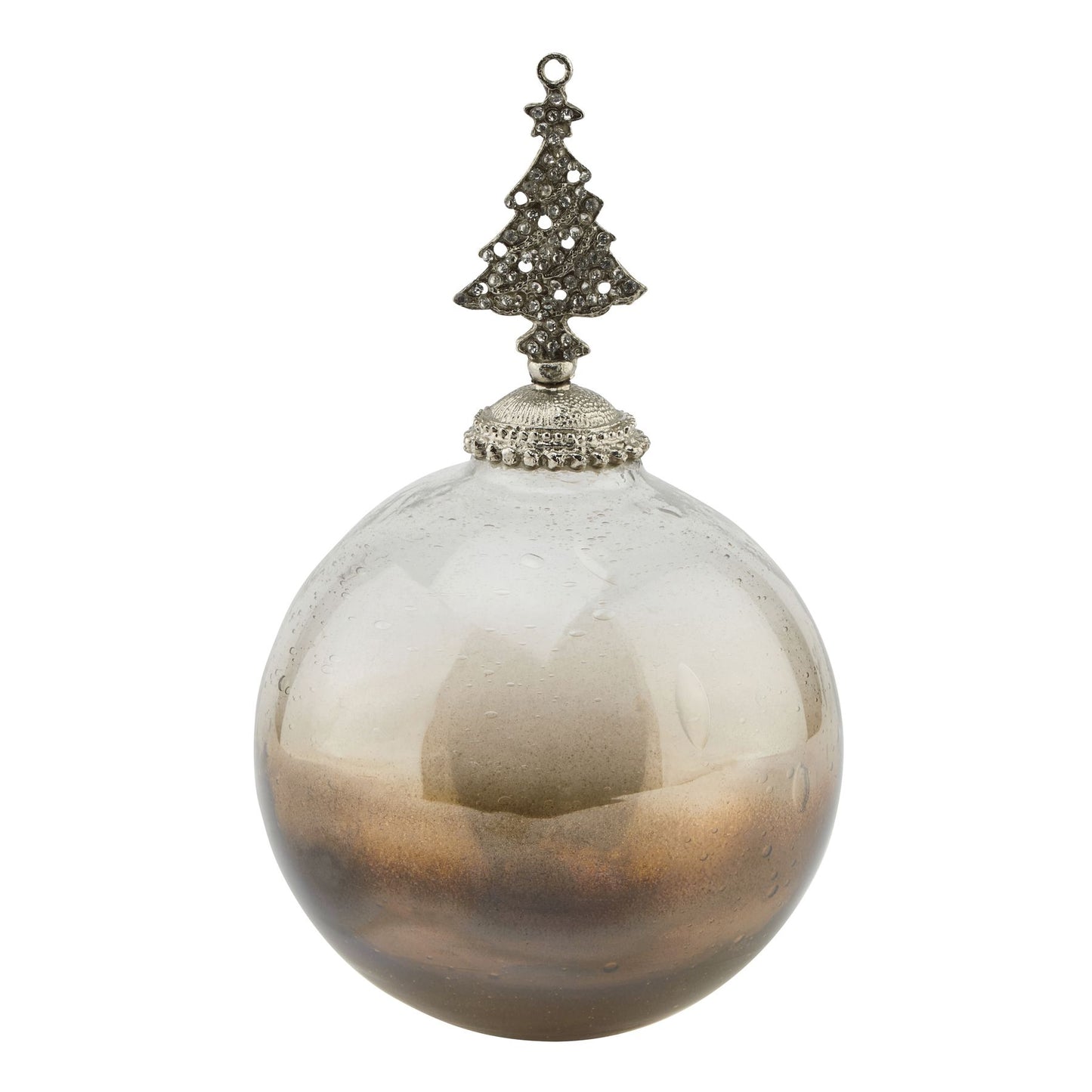 Large Coffee Ombre Diamante’ Tree Bauble