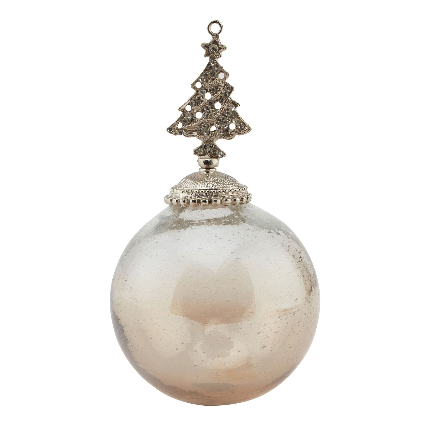 Small Coffee Ombre Diamante Tree Bauble