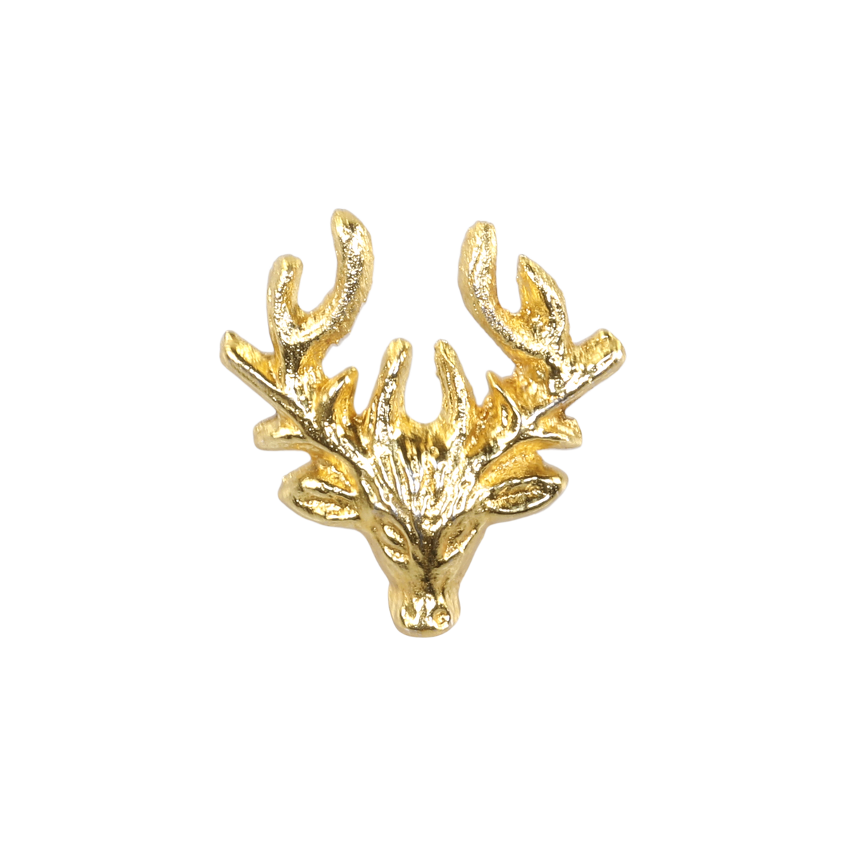 Brass Reindeer Candle Pin