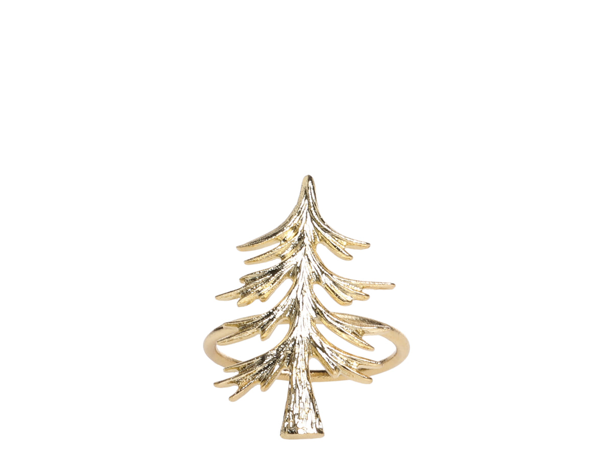Brass Christmas Tree Napkin Ring