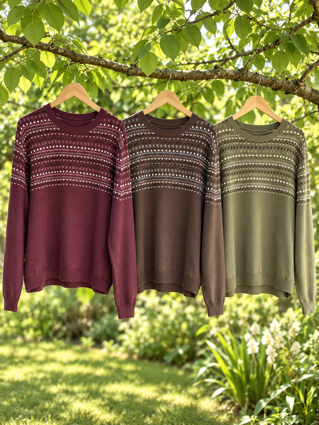 Fairisle Crew Neck Jumper