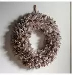 Blush Cone & Floral Wreath
