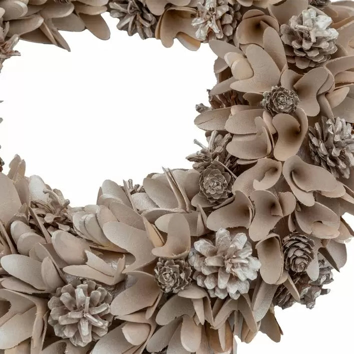 Blush Cone & Floral Wreath