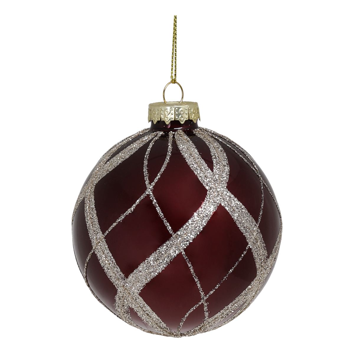 Antique Cherry Glass Bauble