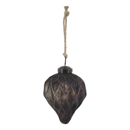Harlequin Antique Mocha Bauble