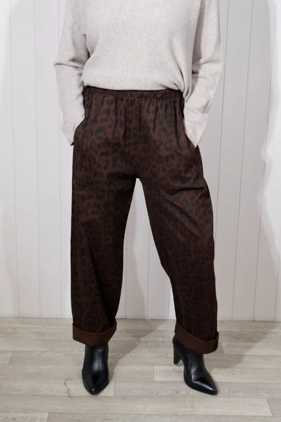 Animal Print Trousers
