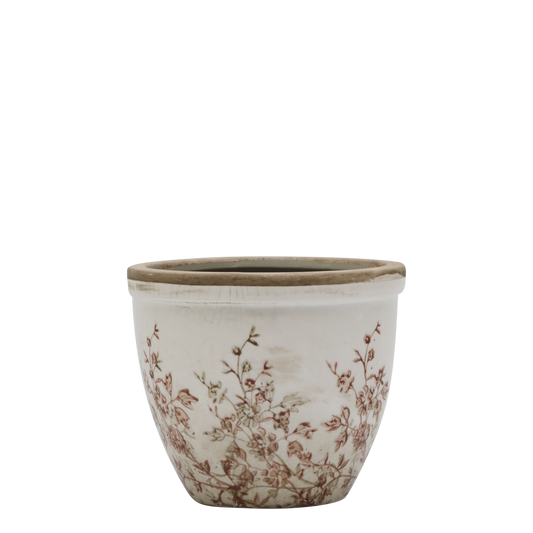Chaval Cream Botanical Planter