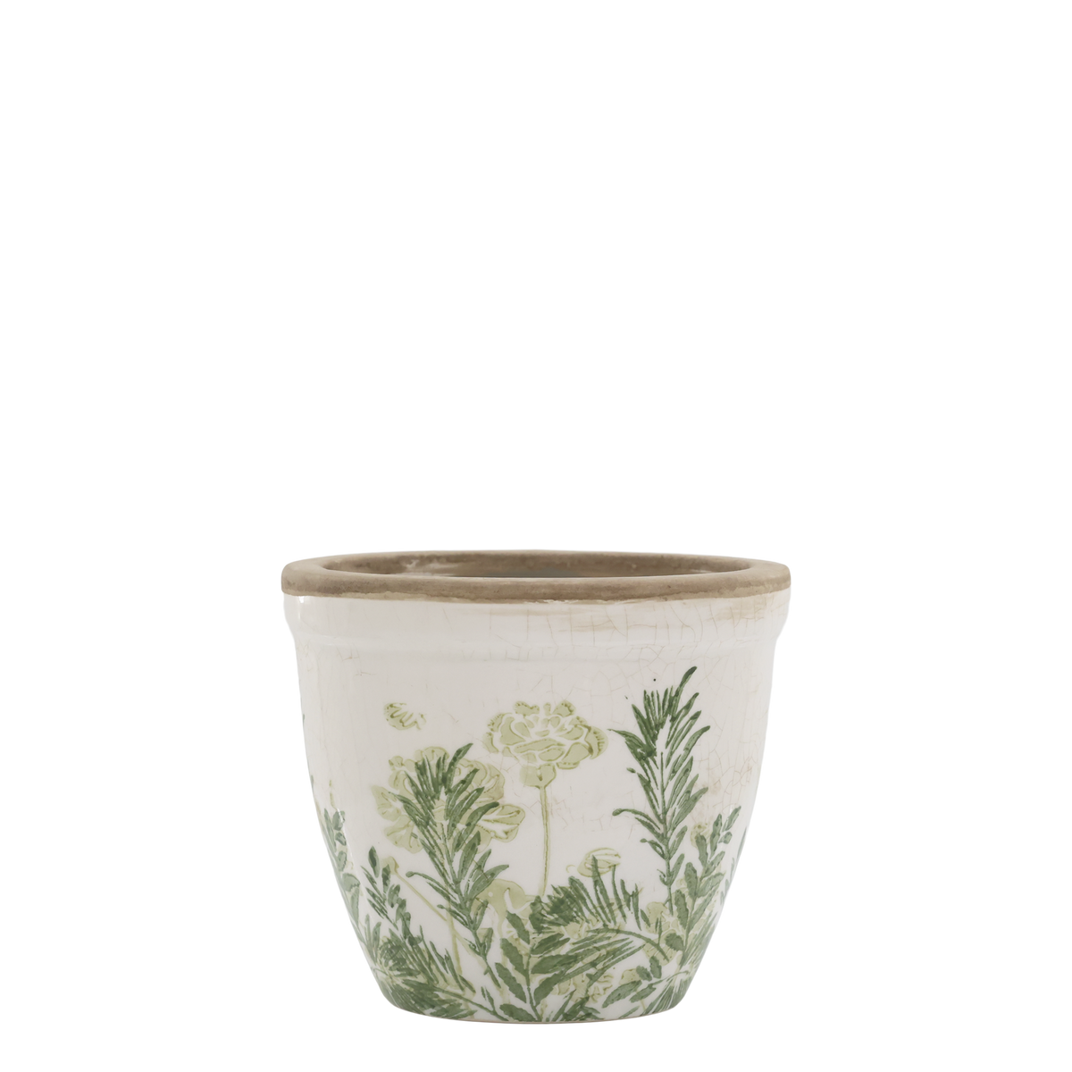 Laval Green Botanical Planter
