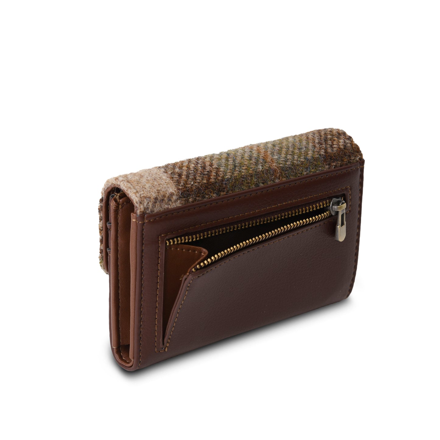 Small Clasp Purse - Chestnut Tartan