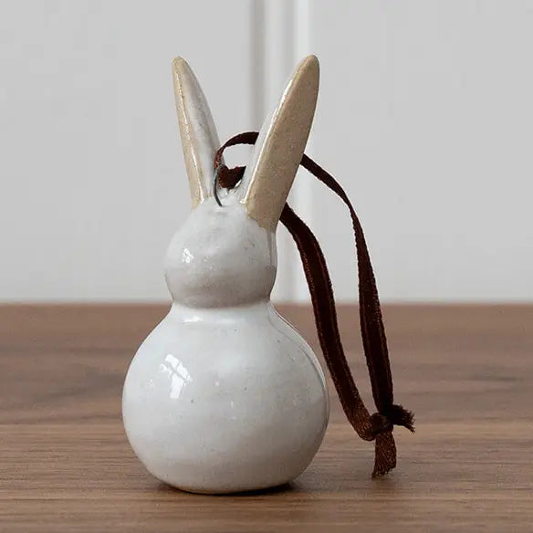 Hanging Ceramic Bunny
