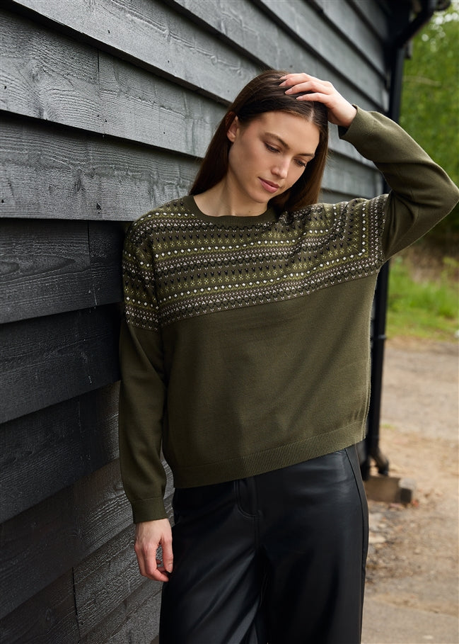 Fairisle Crew Neck Jumper