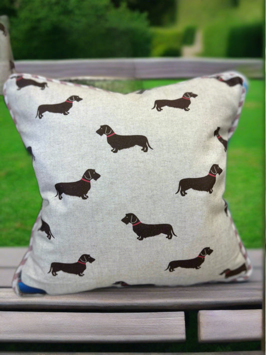 Basil Stone Luxury Square Cushion