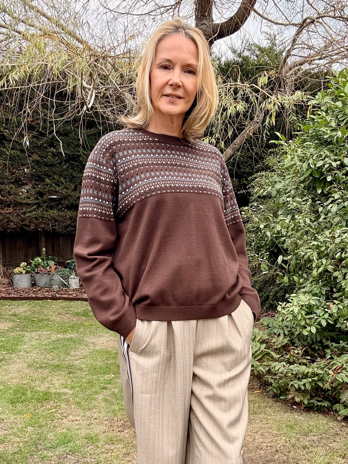 Fairisle Crew Neck Jumper