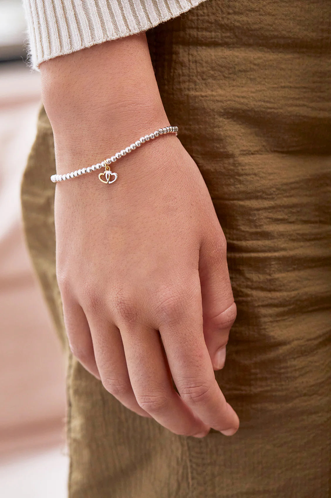 Estella Bartlett Double Heart Sienna Bracelet