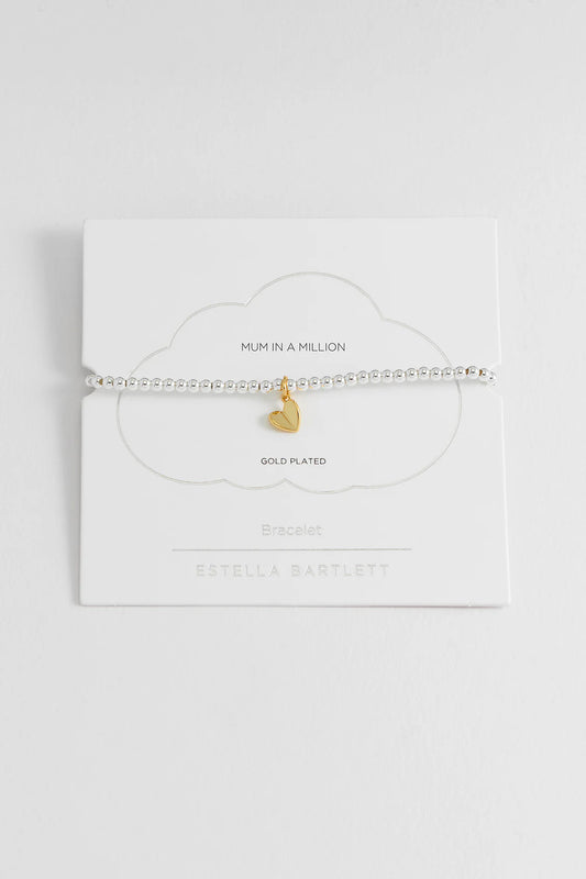 Estella Bartlett Folded Heart Sienna Bracelet