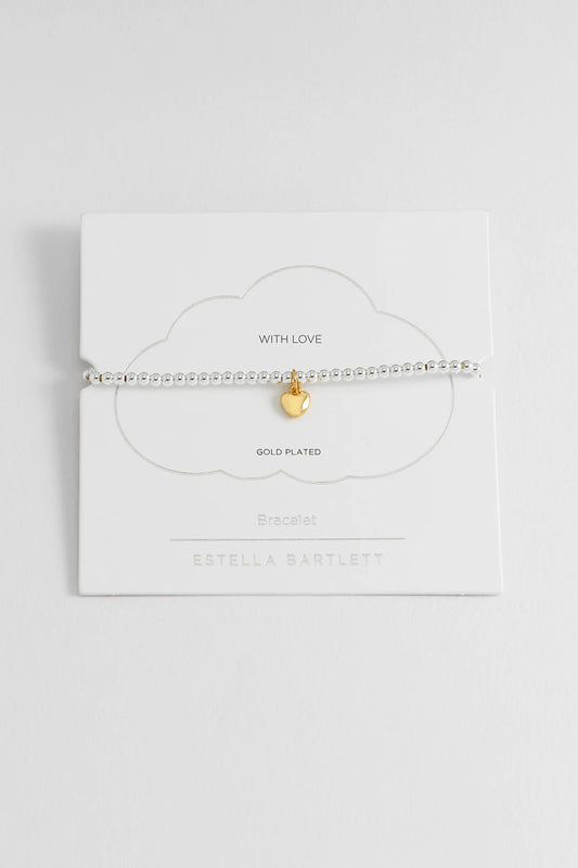 Estella Bartlett Puffed Heart Sienna Bracelet