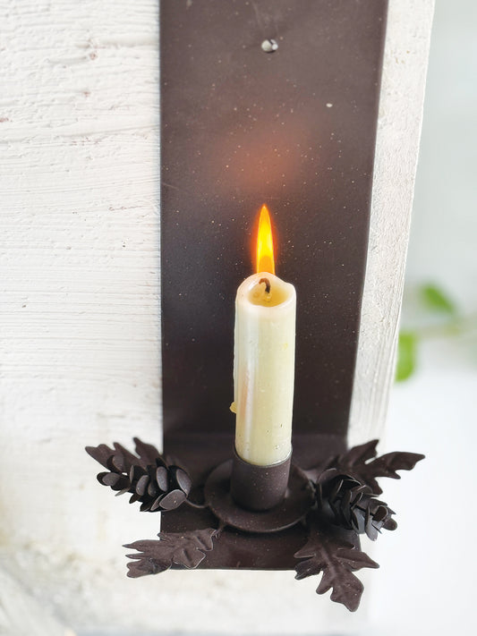 Rust Metal Woodland Wall Sconce