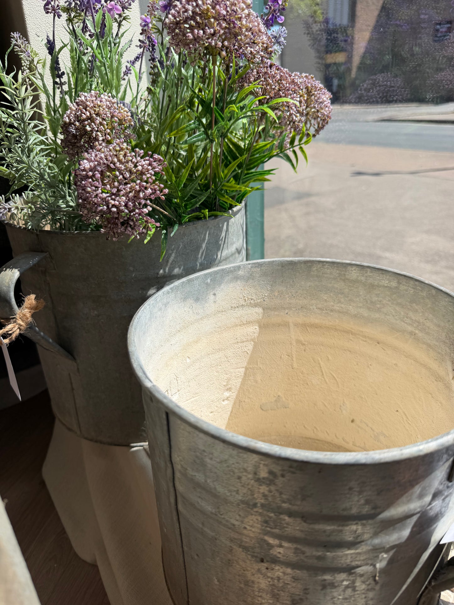 Vintage Metal Planter