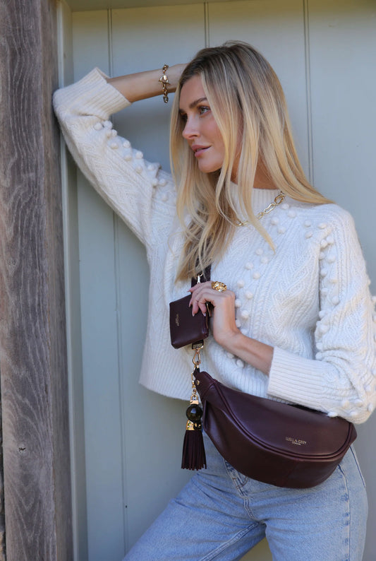 Lauren Cherry Sling Bag