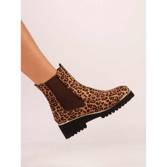 Lunar Nakita Ocelot Ankle Boots