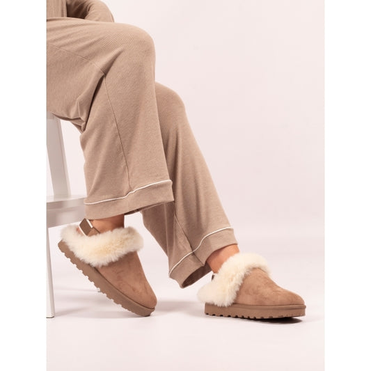 Luna Nevis Mink Slippers