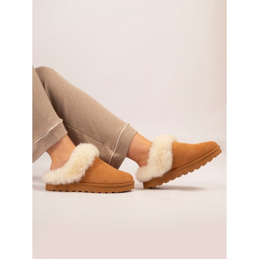 Luna Nevis Tan Slippers